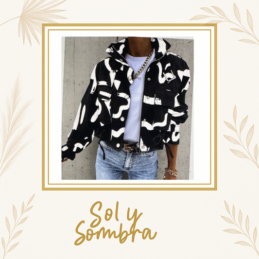 Chamarra Corta Diseño Gráfico