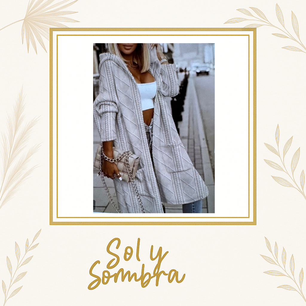 Suéter tipo Cardigan