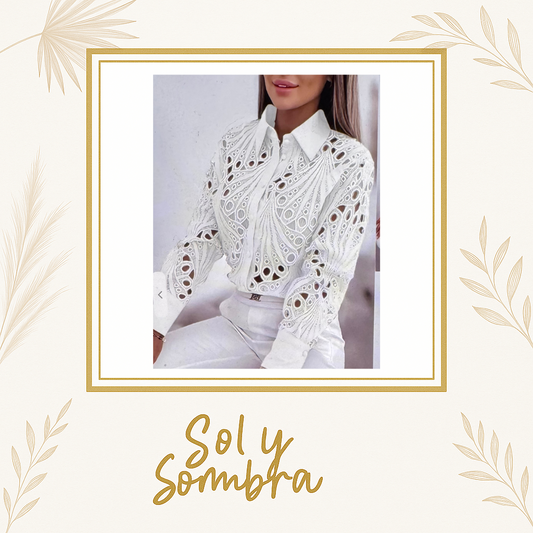Blusa Broderie Escultural
