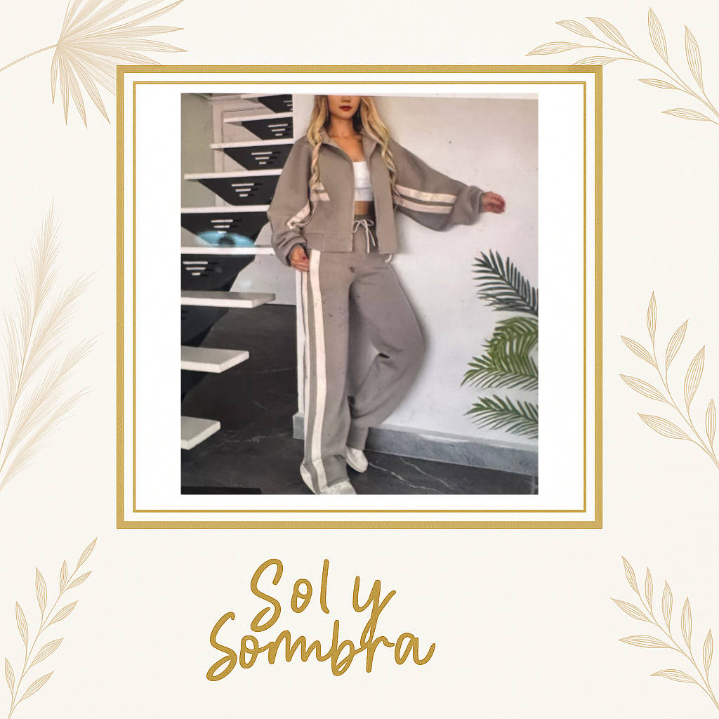 Conjunto Deportivo con Franjas