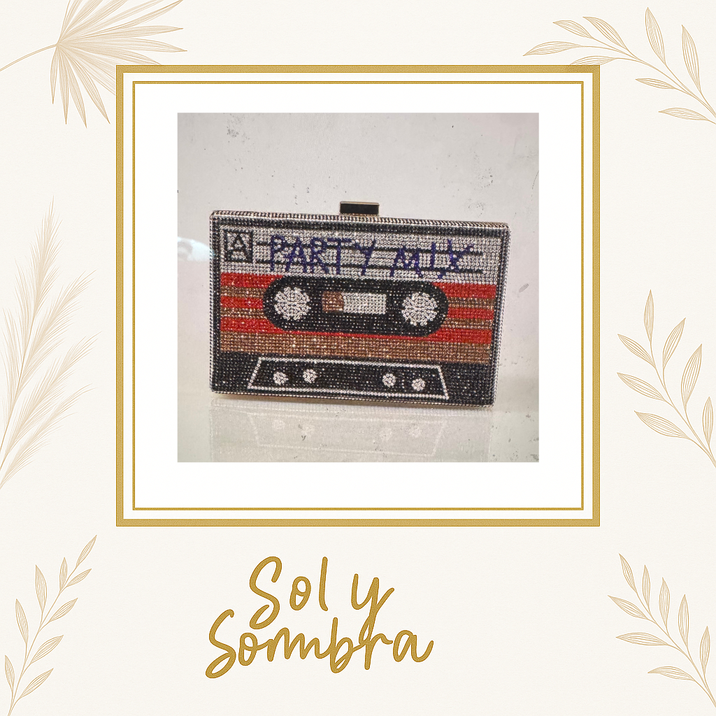 Bolsa Clutch Cassette 80’s Rock ✨🎶