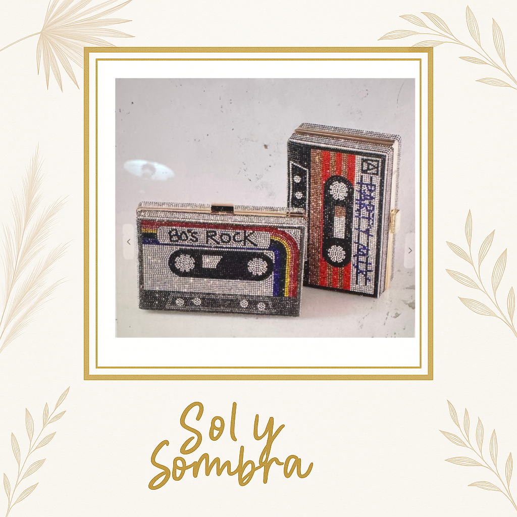 Bolsa Clutch Cassette 80’s Rock ✨🎶