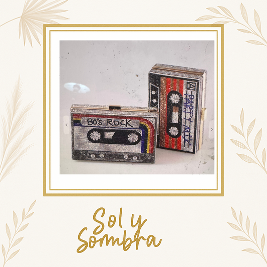 Bolsa Clutch Cassette 80’s Rock ✨🎶